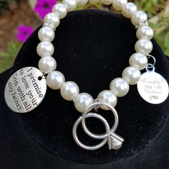 Wedding party jewelry,  mother of bride,  mother o - Picture 2 of 10